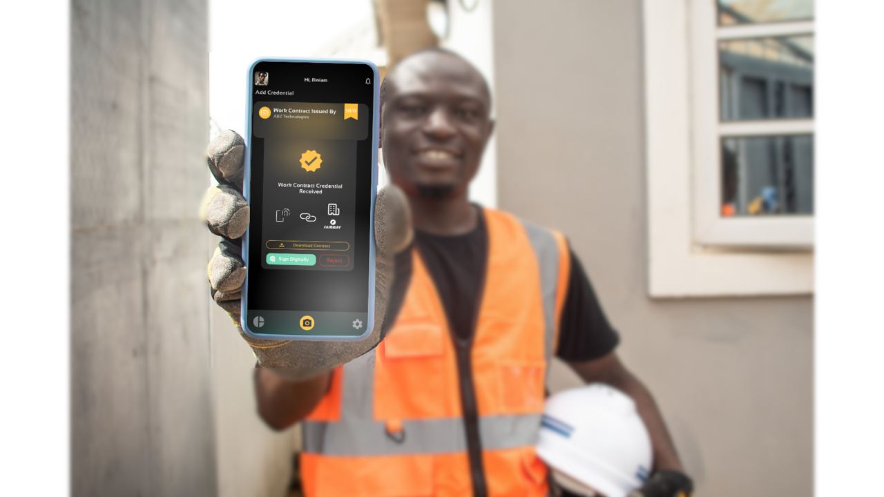 A man holding a phone
